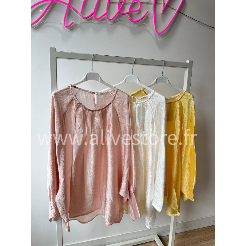 BLOUSE SATINÉE LÉA