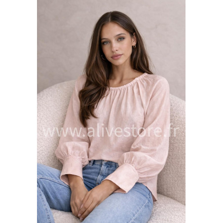 BLOUSE SATINÉE LÉA
