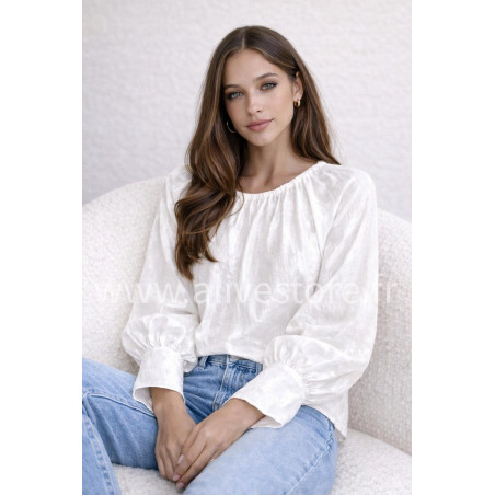 BLOUSE SATINÉE LÉA