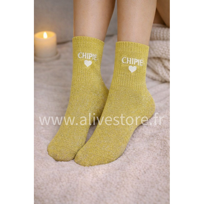 CHAUSSETTES PAILLETÉES CHIPIE