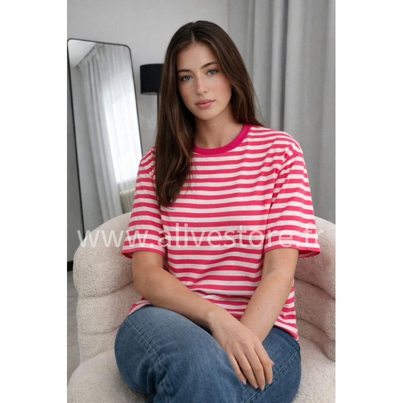 T-SHIRT MARINIÈRE LÉA