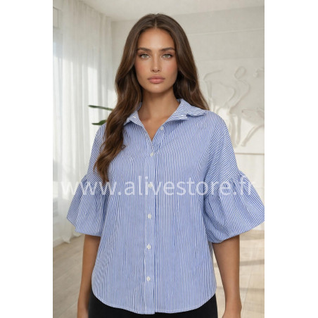 CHEMISE MANCHES VOLUMINEUSES LINA
