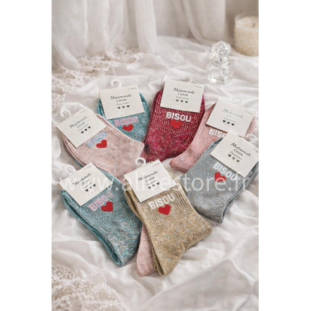 CHAUSSETTES PAILLETÉES BISOU