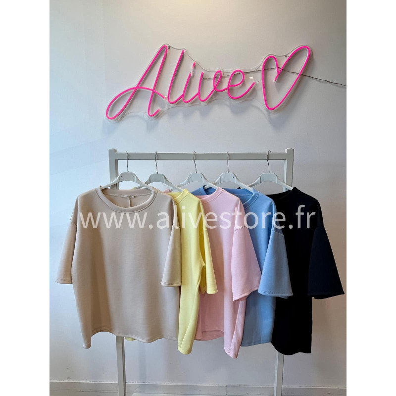 T-SHIRT LÉA CŒUR DOS