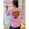 T-SHIRT DOS CŒUR LINA