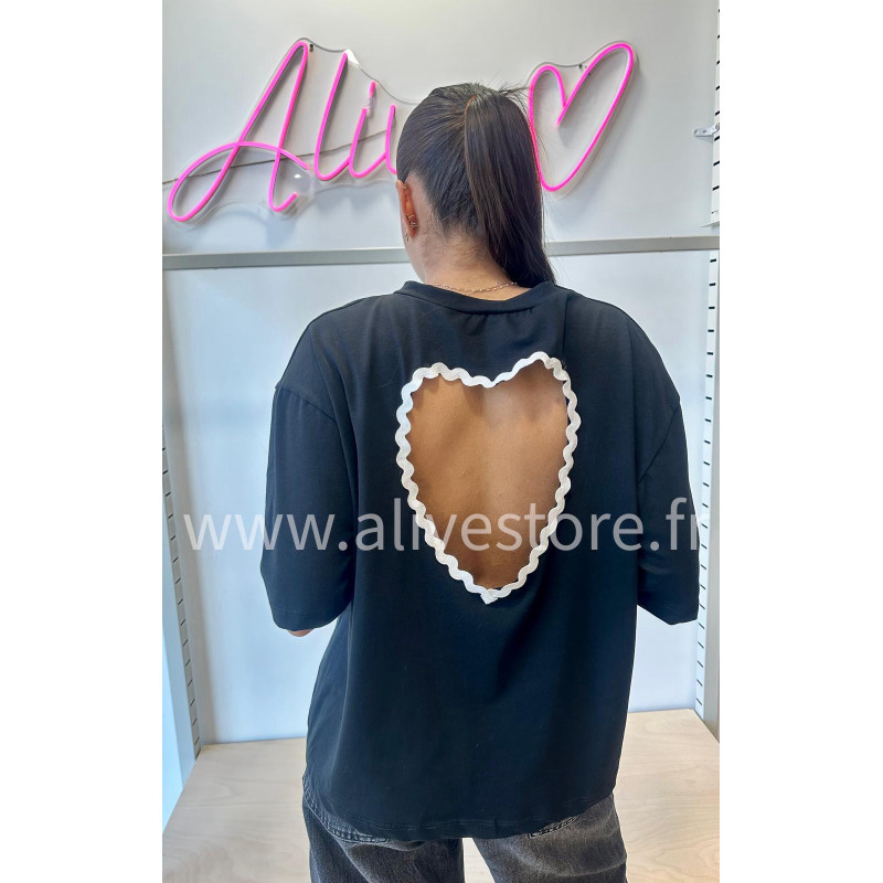 T-SHIRT DOS CŒUR LINA
