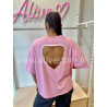T-SHIRT DOS CŒUR LINA