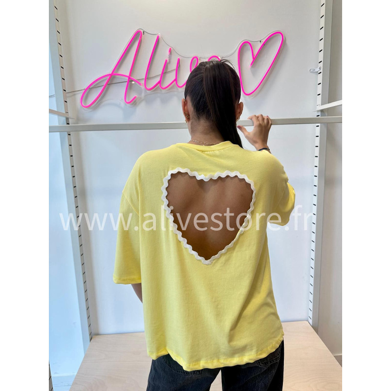 T-SHIRT DOS CŒUR LINA