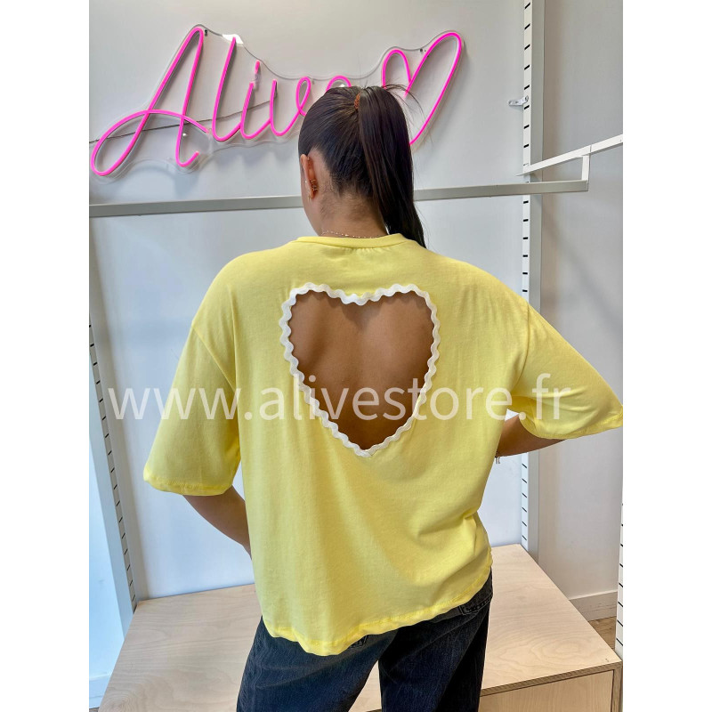 T-SHIRT DOS CŒUR LINA