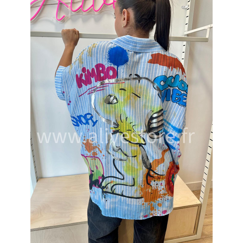 CHEMISE SNOOPY COLOR