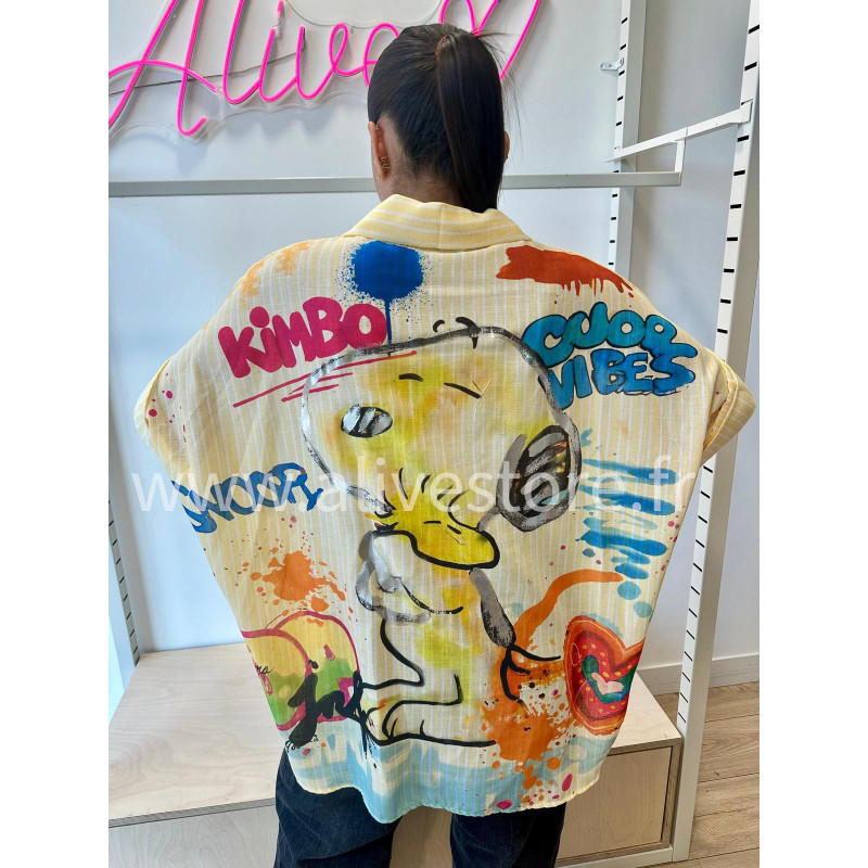 CHEMISE SNOOPY COLOR